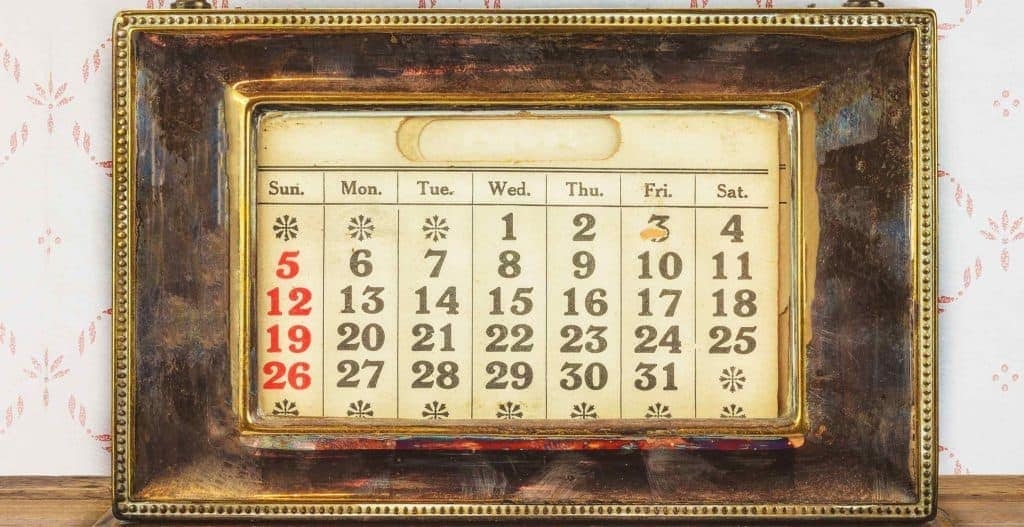 georgian calender