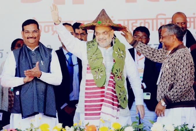 Home minister in Korba