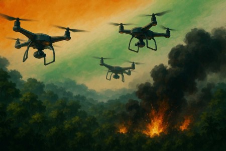 100+ ड्रोन से म्यांमार में भारतीय सेना ने किया सर्जिकल स्ट्राइक : उल्फा-आई के 4 कैंप तबाह, लीडर भी हुआ ढेर