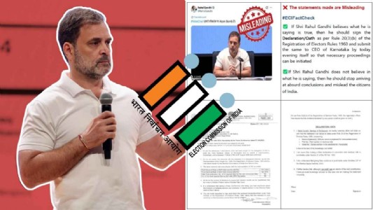 चुनाव आयोग का राहुल गांधी को करारा जवाब: वोट चोरी के दावे पर शपथपत्र दो या चुप रहो
