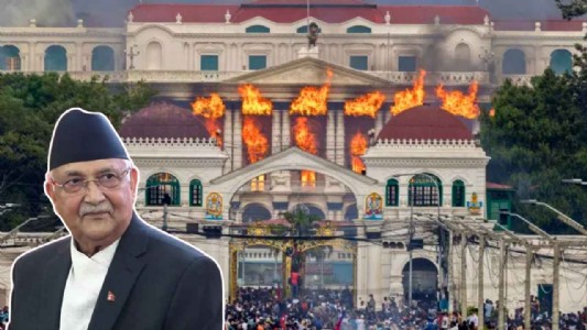Nepal, left in fire and ashes, PM K.P. Sharma Oli resigns, protesters torch Nepal’s Parliament