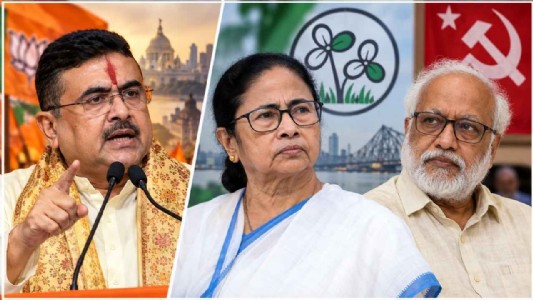 Suvendu Targets Mamata Over ‘Naxal-Jamaat’ Link as TMC-Left Join Hands
