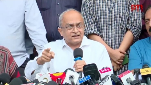 prashant bhushan on regime change