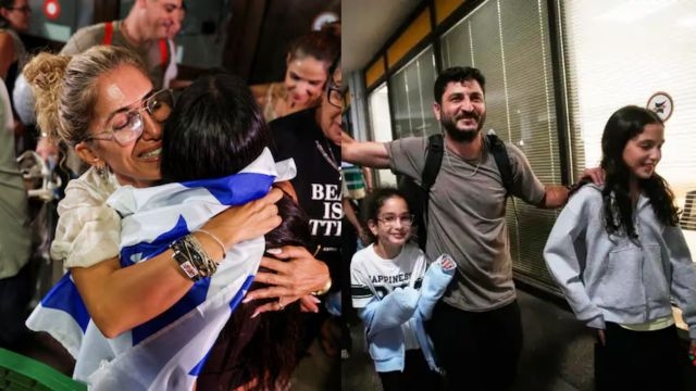 Passengers safely reached Israel