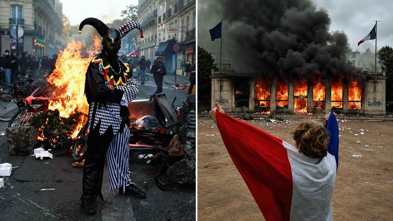 Chaos and Violence Grip France as Far Left Mobs Storm City Halls and Torch Streets - FEATURED IMAGE