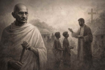 धर्मांतरण ही राष्ट्रांतरण है - महात्मा गांधी