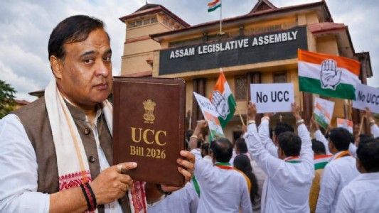 Assam Passes Uniform Civil Code Bill Amid Opposition Protest