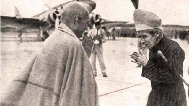 when Mir Osman Ali Khan formally surrendered to Sardar Vallabhbhai Patel 