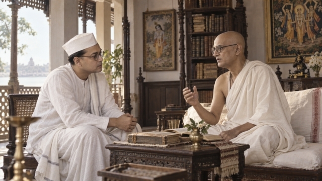 when netaji met Srila Bhaktisiddhanta Sarasvati Thakura