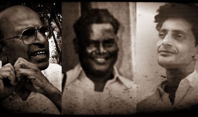 Charu Majumdar, Kanu Sanyal and Jangal Santhal
