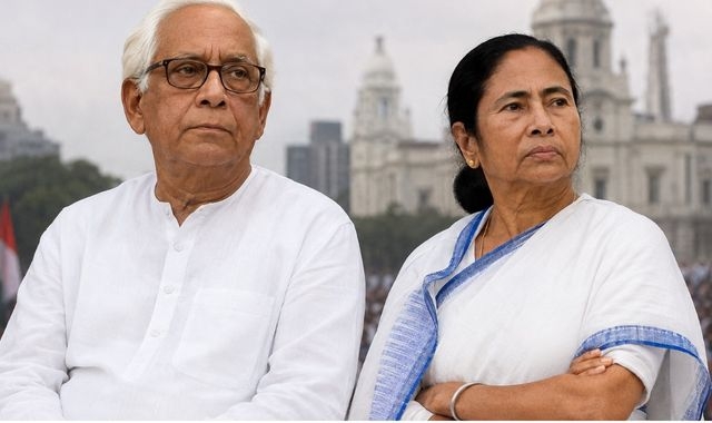 buddhadeb bhattacharjee and mamata banerjee