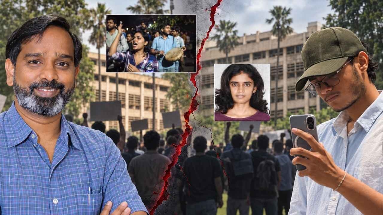 How Left-Wing Networks Turned an IIT Bombay Student’s Death into a Caste Campaign - FEATURED IMAGE