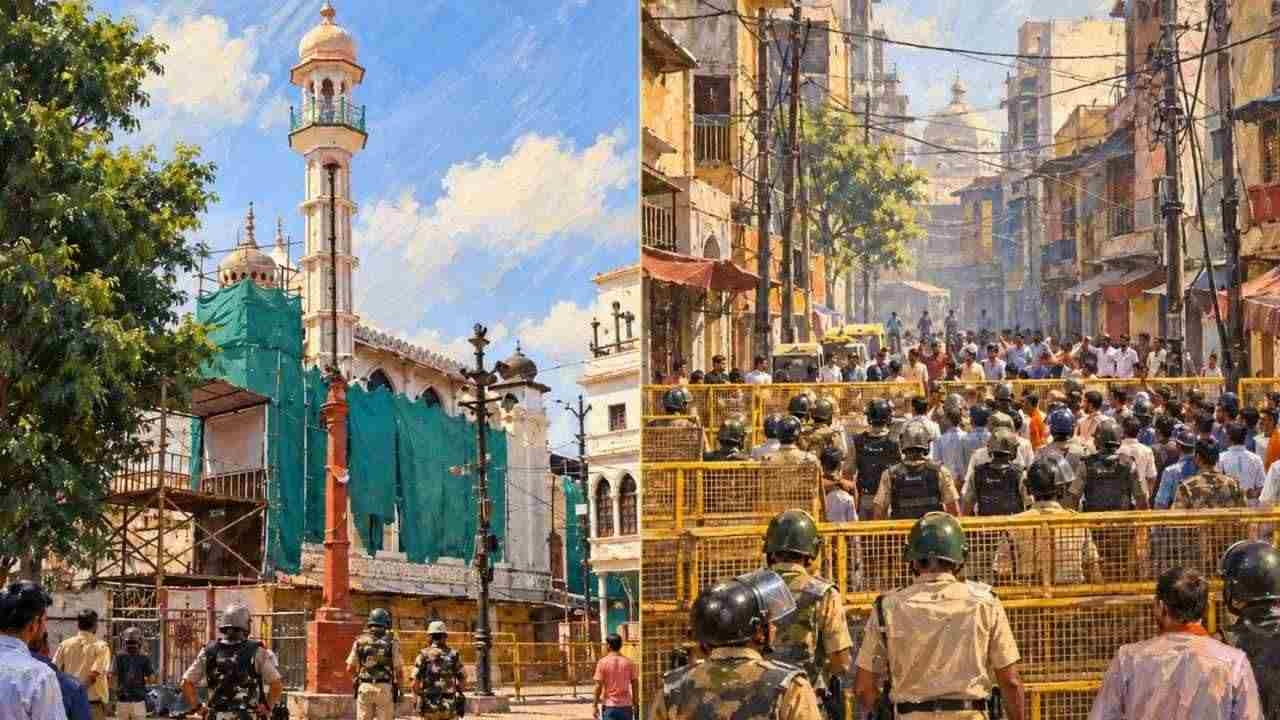 FEATURED IMAGE- Ujjain Road Widening Sparks Clash Over Shahi Masjid Portion